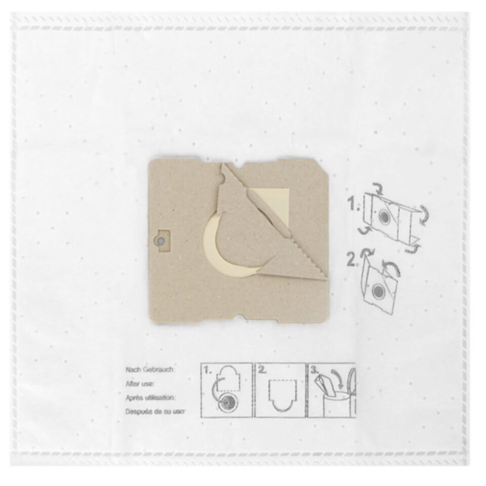 Staubsaugerbeutel günstig im Set –Etana Staubsauger-Beutel passend für Progress PC 6000 .. 99 .. SALOMON .. SERIE