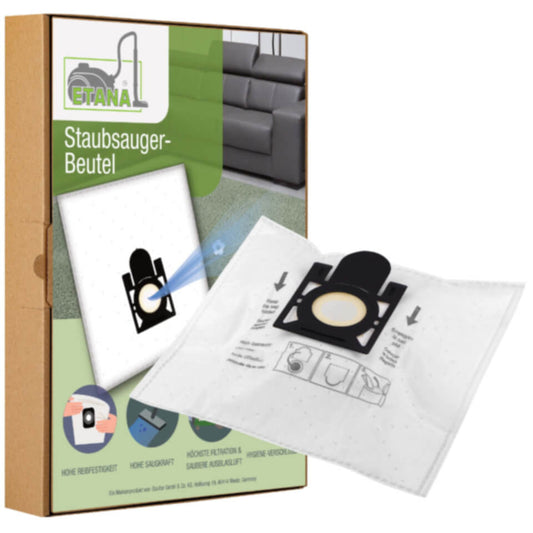 Etana Staubsauger-Beutel passend für Eio Compact Home Eco2 1400 Watt Compact Home Eco 2, Eco 2 Compact Home