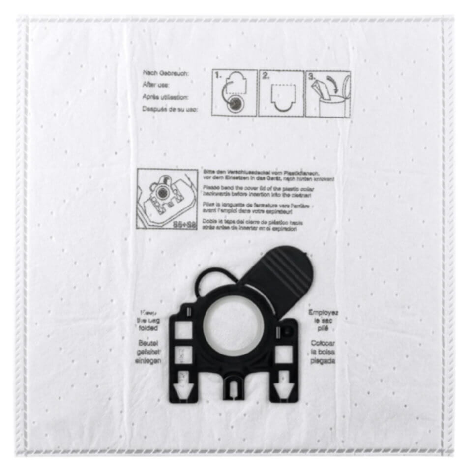 Staubsaugerbeutel mit hochwertigem Anschluss Adapter – Etana Staubsauger-Beutel passend für Miele S321, S 321, S321I, Electronic S321I Air Clean Plus,
