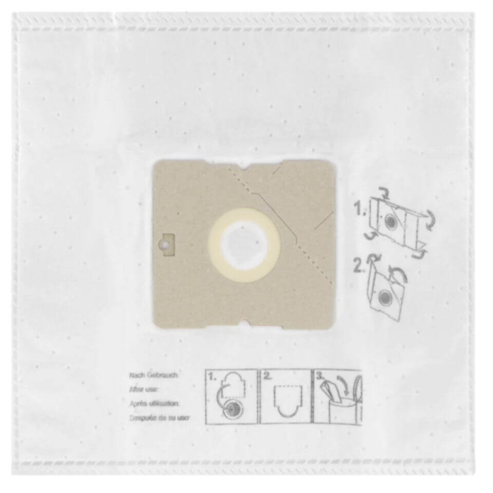 Staubbeutel sicher verschließen und hygienisch entsorgen – Etana Staubsauger-Beutel passend für Grundig Typ F Hygiene Bag