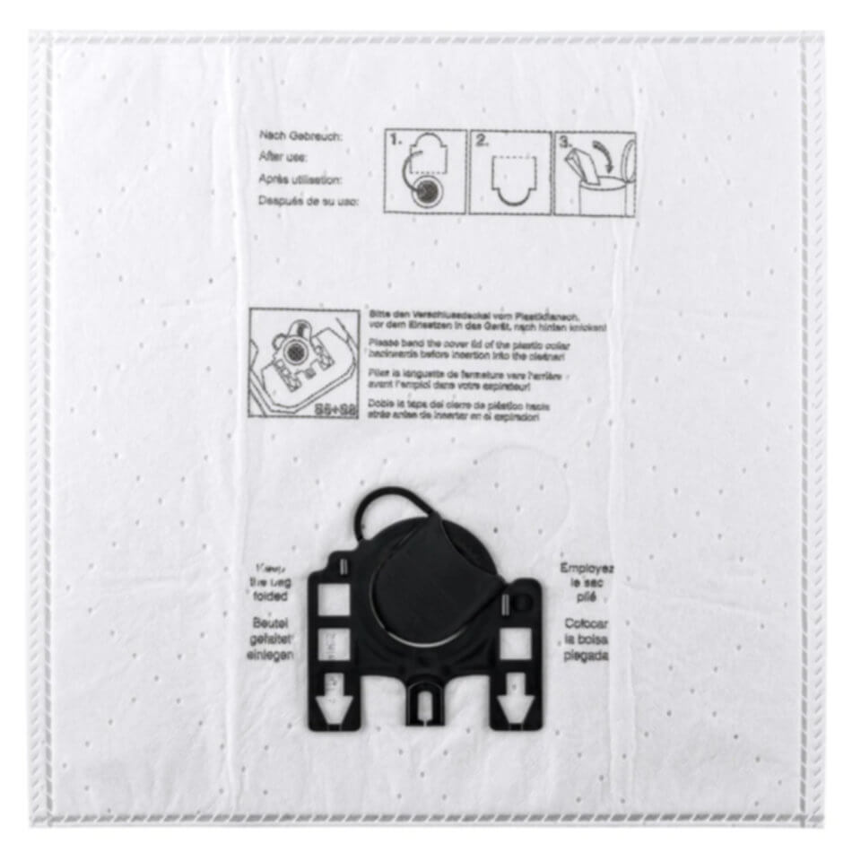 Staubbeutel sicher verschließen und hygienisch entsorgen – Etana Staubsauger-Beutel passend für Hoover Ts2310, Ts 2310 2300 Watt, Sensory Ts 2310, Sensory 2300 Watt Ts 2310,